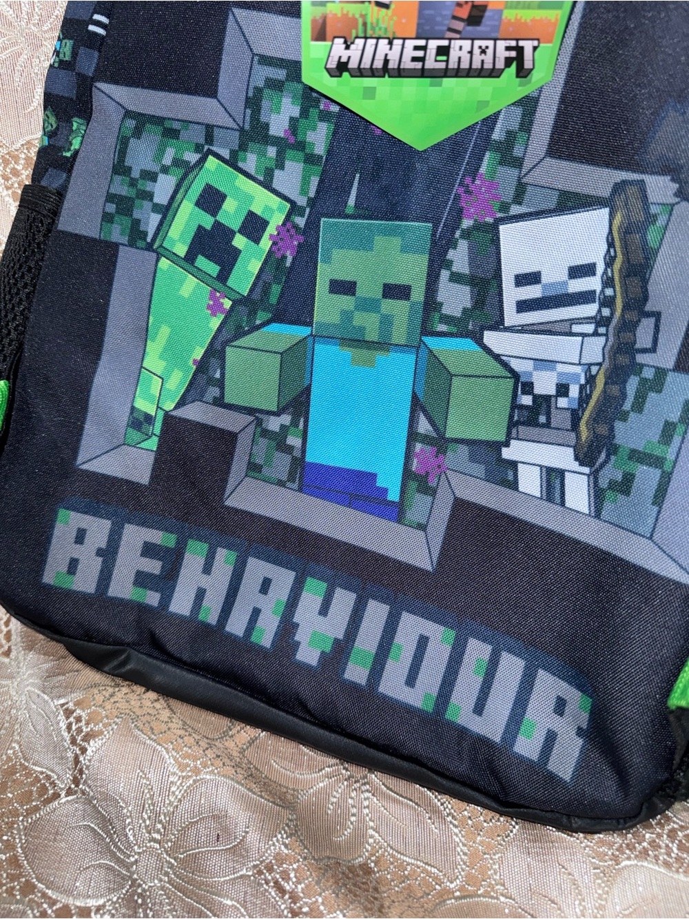 Brand New Minecraft Backpack 5pc Set - Picture 5 of 7